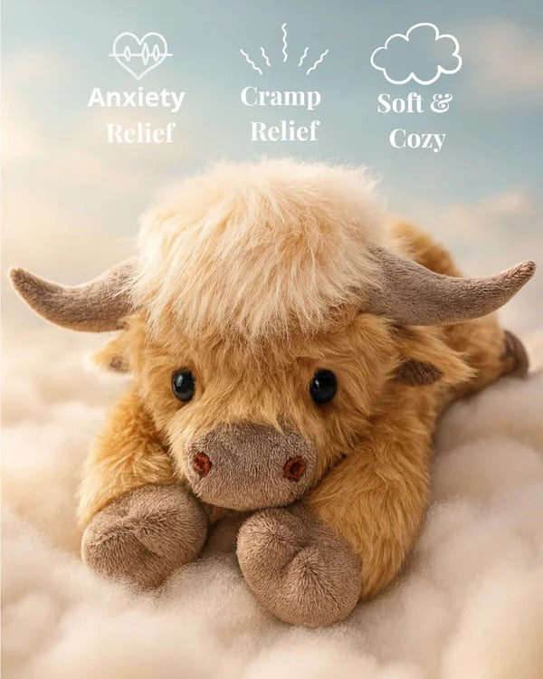 🔥Hot Sale 50% Off🎄Cute Cartoon Highland Cow Stuffed Toy-Best Gift For Christmas🎄