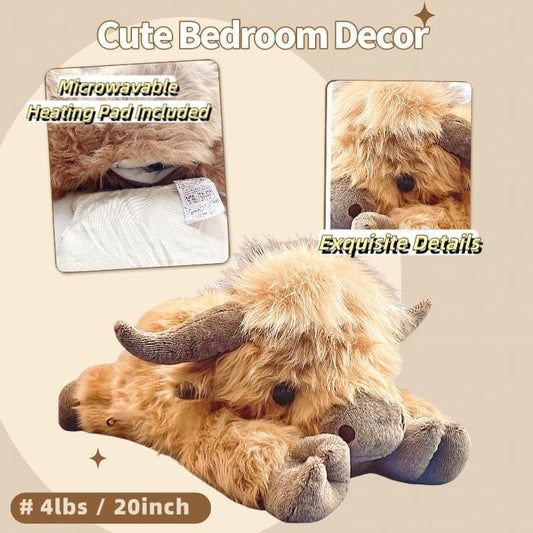 🔥Hot Sale 50% Off🎄Cute Cartoon Highland Cow Stuffed Toy-Best Gift For Christmas🎄