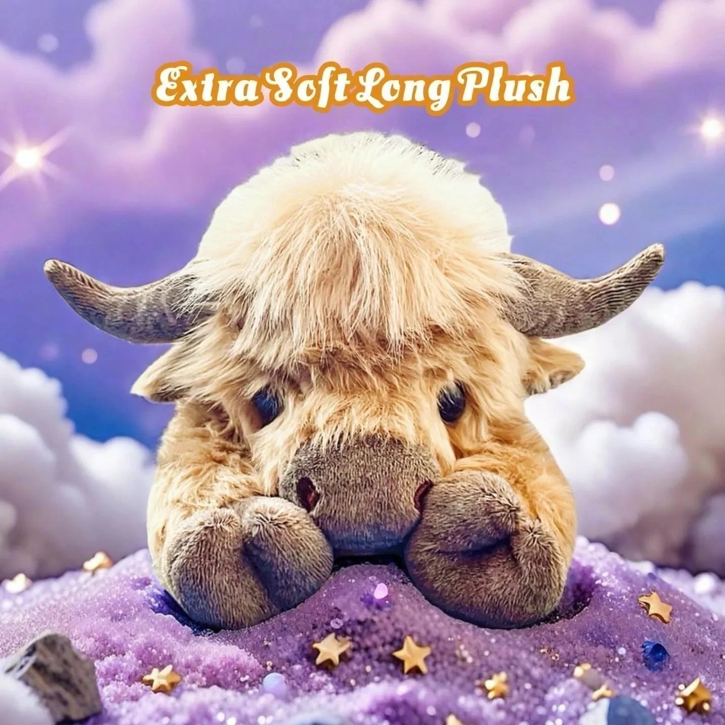 🔥Hot Sale 50% Off🎄Cute Cartoon Highland Cow Stuffed Toy-Best Gift For Christmas🎄